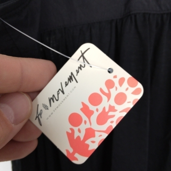 Free People Movement ' Catch Me Drift' Tank I'm Black - Picture 10 of 10